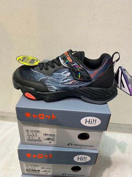 新品/未使用ムーンスター:スキルシュター:ジュニアスニーカー20.5