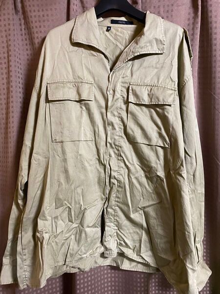 グッチ サファリシャツ ジャケット ミリタリー L gucci