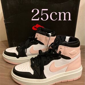 土日限定値下げ 新品 ナイキ ウィメンズ エアジョーダン1 ハイ エレベート ピンク 25cm