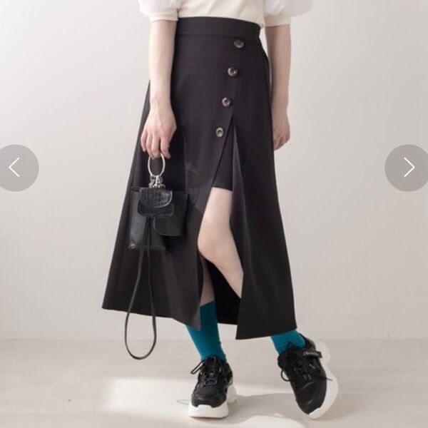レイヤードスカート OLIVE des OLIVE ロングスカート きれいめ