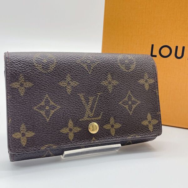ルイヴィトン モノグラム トレゾール L字ファスナー 折り財布 LOUIS VUITTON