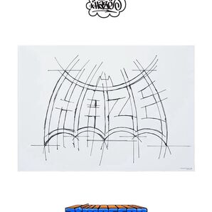 atmos HAZE BAT HAZE SKETCH ポスター 1984 世界250枚atmos con エリック ヘイズ ★