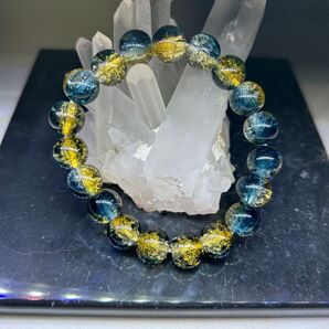 ガラスビーズブレスレット