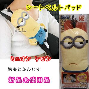 新品 シートベルトパッド ミニオン ケビン