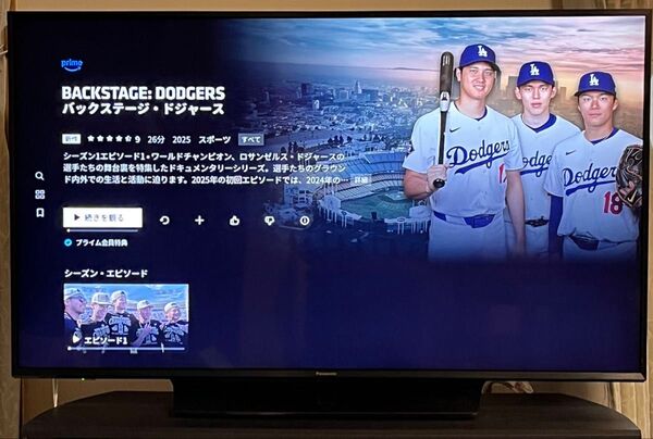 中古 Panasonic 4K液晶テレビ49型 TH-49HX850