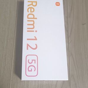 【新品・未使用】Xiaomi Redmi 12 5G 本体 ムーンライトホワイト