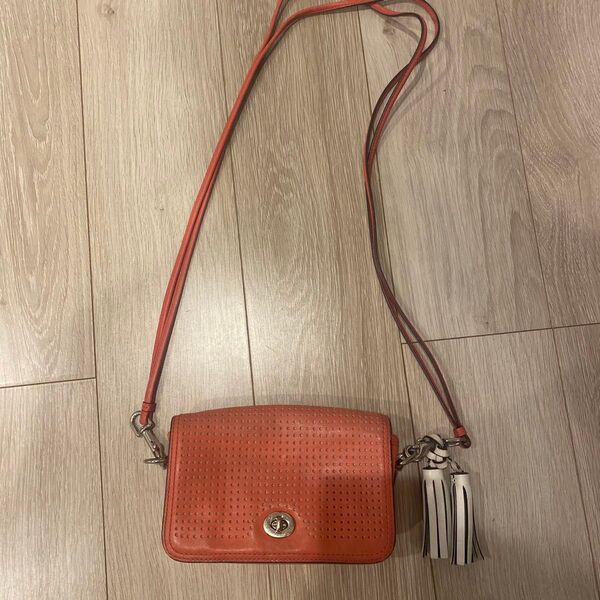 COACH レガシーペニー レザーショルダーバッグポシェット 19914