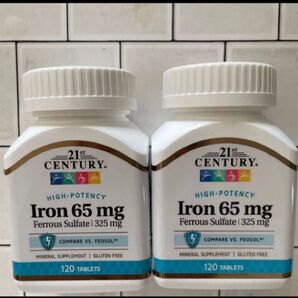 鉄分 iron 65mg 21stセンチュリー