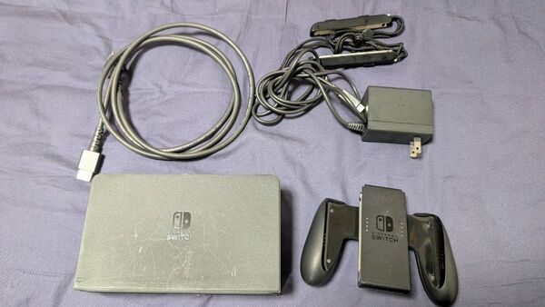 Switch 周辺機器 有機el 黒 ドック ドッグ HDMIケーブル グリップ ACアダプタ 再出品可能