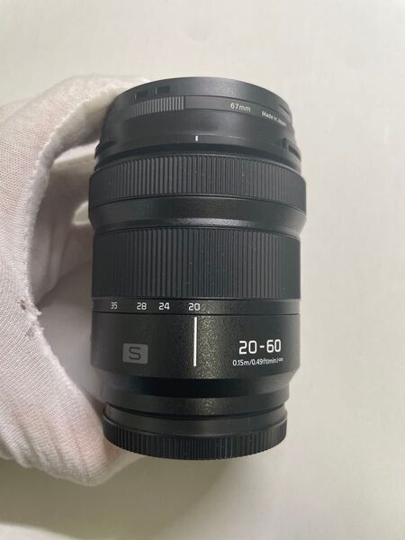 LUMIX S 20-60mm F3.5-5.6 S-R2060 箱なし フード、レンズフィルター付き