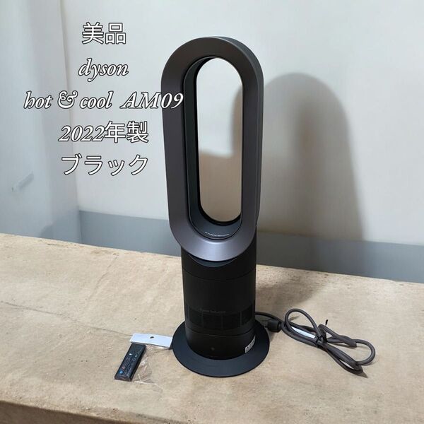 【美品】dyson hot & cool AM09 2022年製 ブラック