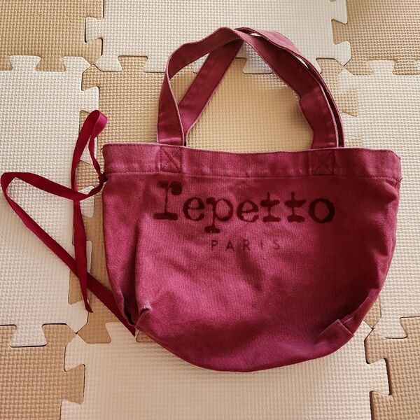 repetto レペット トートバッグ 小 ワインレッド ミニトート
