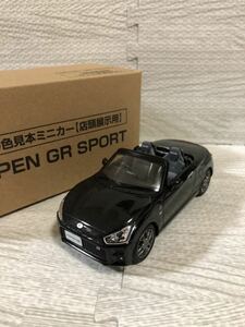 1/30 トヨタ 新型コペン GR スポーツ COPEN GR カラーサンプル ミニカー 非売品 ブラックマイカメタリック