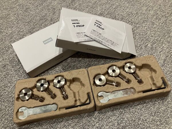 2個セット KRYNA T-PROP TP-3 M6 クライナ スパイク インシュレーター スパイク受け一体型