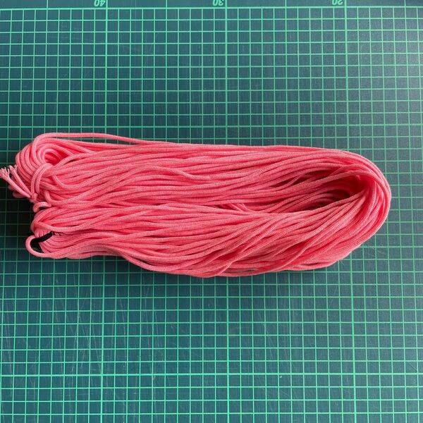 カラーコード アクリルコード 紐 約φ3mm×50m ピンク