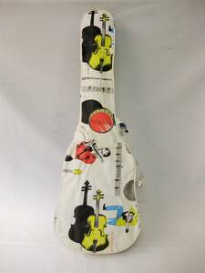 [ prompt decision equipped ] Showa Retro ukulele soft case that time thing Jazz musician motif illustration design 