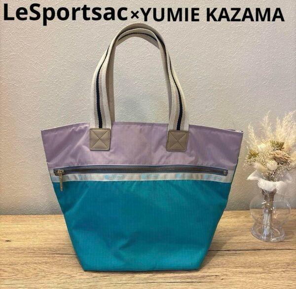 レスポートサック×風間ゆみえコラボ トートバッグ LeSportsac ×YUMIE KAZAMA