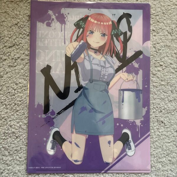 五等分の花嫁 中野二乃 クリアファイル