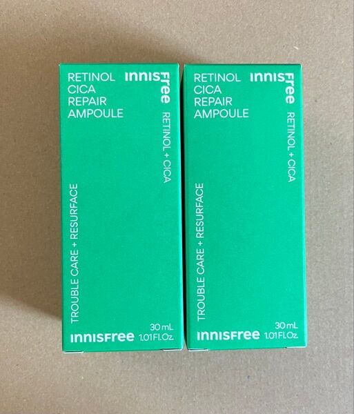 イニスフリー レチノールシカリペアセラム30ml×2個