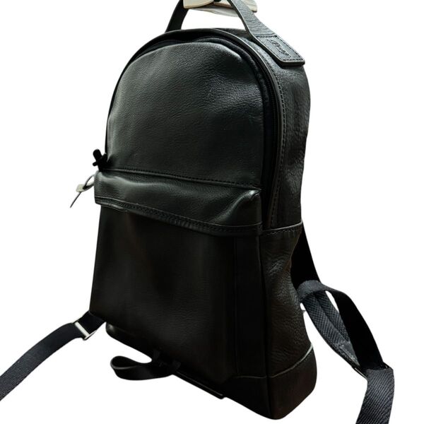 参考定価約45,000円 PRAY プレイ Leather Backpack リュック レザー ブラック メンズ