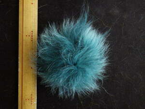 afd548 FOX (arctic fox) tail　フォックステール　iron blue アイアンブルー Mパック