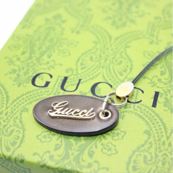 GUCCI グッチ ロゴ チャーム キーホルダー 携帯 ストラップ