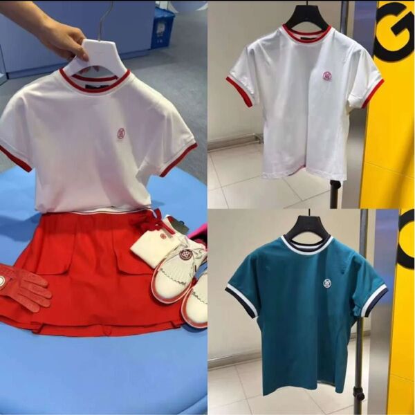 ジーフォア ゴルフ レディース トップス 半袖 カットソーTシャツ