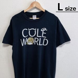 USA古着 COLE WORLD Tシャツ L ブラック ヒップホップ ギルダン