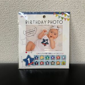【新品】マンスリーステッカー 12枚入