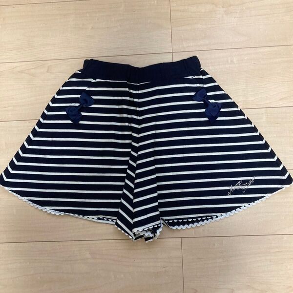 メゾピアノ ジュニア Sサイズ 140 キュロット ショートパンツ キュロット