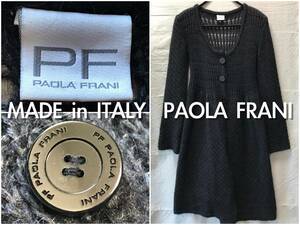 PF PAOLA FRANI ITALY производства Paola Frani One-piece moheya шерсть свитер платье вязаный платье 