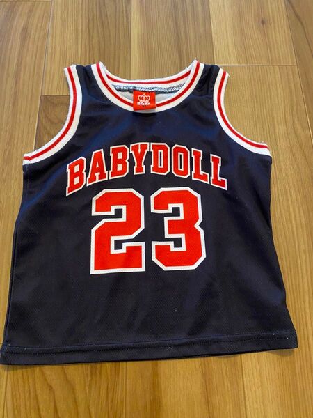 BABY DOLL タンクトップ 半ズボンセット バスケ