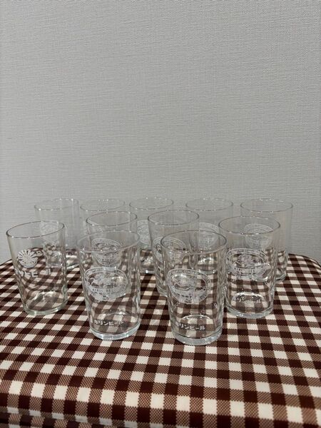 キリンビール 昭和レトロ グラス 10個セットアサヒビール1個 11点セット