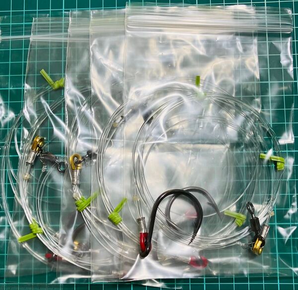 黒クエD11/0 クエ仕掛け5セット ナイロン80号
