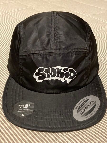 STOKED ストークド ジェットキャップ ブラック ナイロン