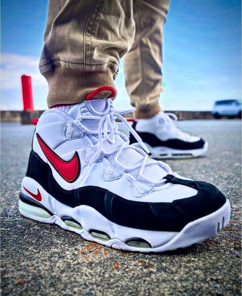 NIKE AIR MAX UPTEMPO 95 WHITE/BLACK-RED
