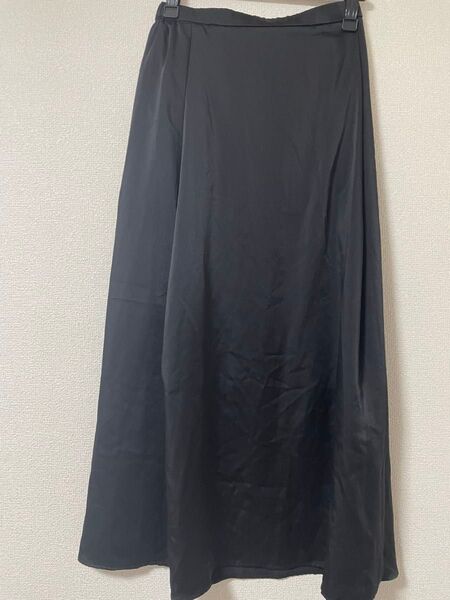 GU ロングスカート M ブラック