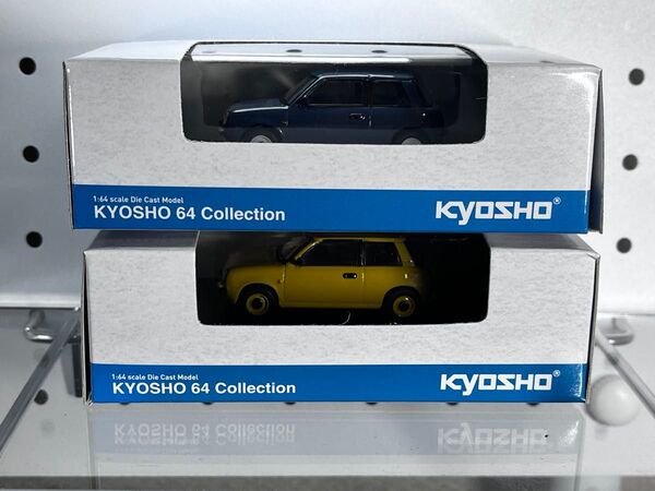 京商Kyosho 64Collection1/64日産Be-1ファミマ限定イエローブルー2台セット
