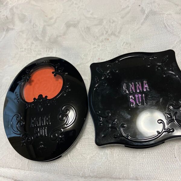 ANNA SUIフェイスカラーアクセント600 、ローズ チーク カラー 600 2点セット