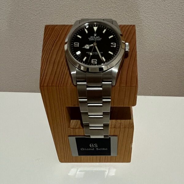 希少 Grand Seiko オリジナル檜ウオッチスタンド