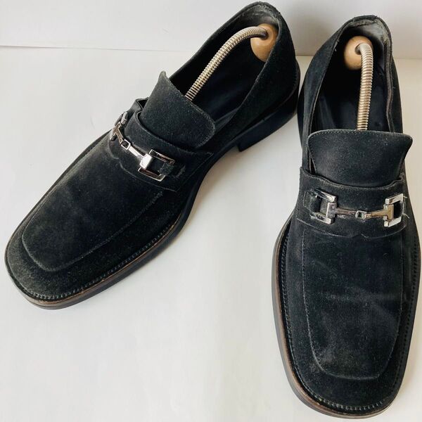 GUCCI グッチ 黒 ビットローファー 26cm 除菌・消臭済み