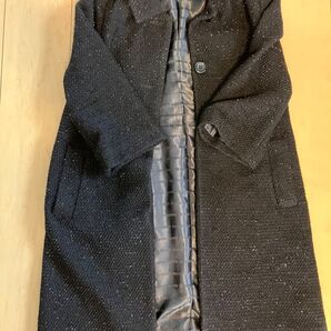MARY QUANT LONDON ラメ入りツイードコート