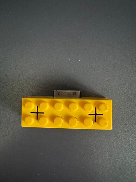 iPod用 LEGOブロック型 スピーカー イエロー アクセサリー