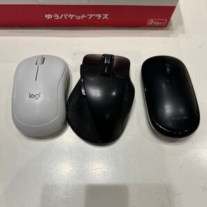 ワイヤレスマウス 3個セット ELECOM Logi