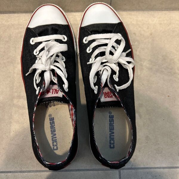 CONVERSE スニーカー 黒色 ローカット 26.5cm
