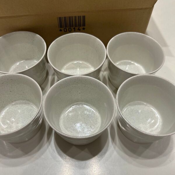 そばチョコ マルチカップ 茶碗 6客セット ホワイト系