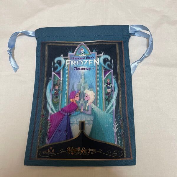 ファンタジースプリングス 巾着 アナと雪の女王