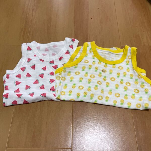 ベビー服 タンクトップ 肌着 2点セット