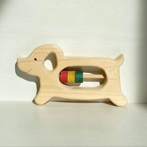 ハンドメイド ワンちゃんのラトル