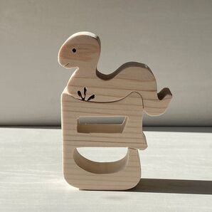 ハンドメイド 干支の組み木 ヘビ